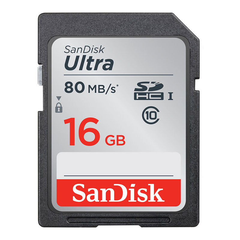 SanDisk Ultra SDHC Memory Card Class 10/UHS-I 16GB