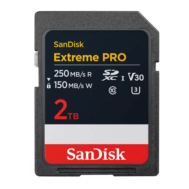 SanDisk Extreme Pro SDXC Memory Card UHS-I V30 2TB