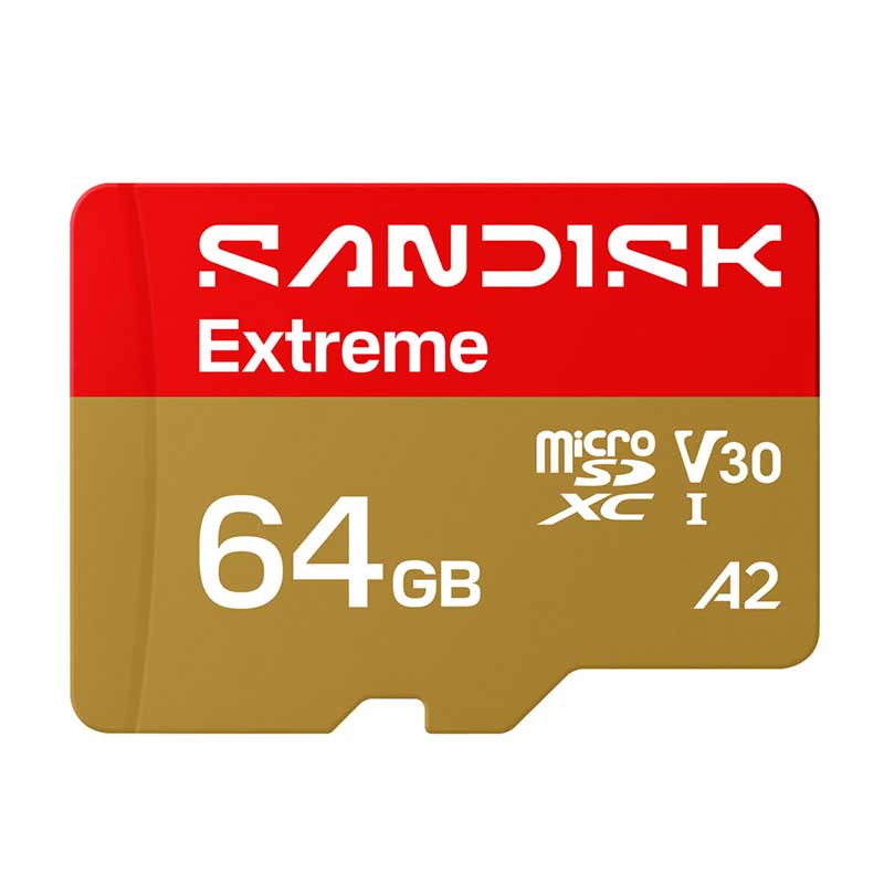 SanDisk Extreme Micro SDXC Memory Card UHS-I 64GB