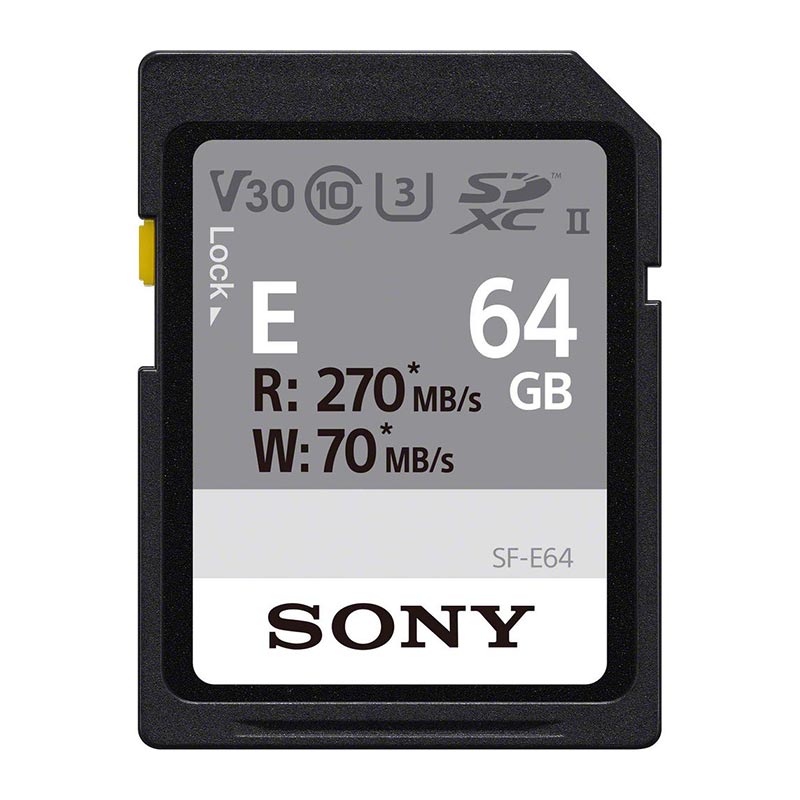 Sony Memory Card SDXC UHS-II SF-E SERIES 64GB