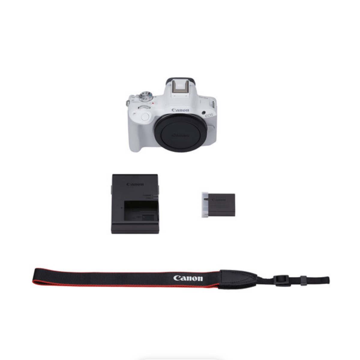 Canon EOS R50 Mirrorless Camera (Body Only, White)