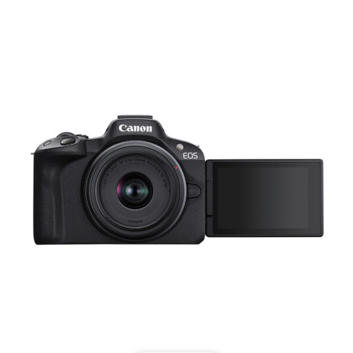 Canon EOS R50 Mirrorless Camera with RF-S 18-45mm f/4.5-6.3 IS STM Lens (Black)