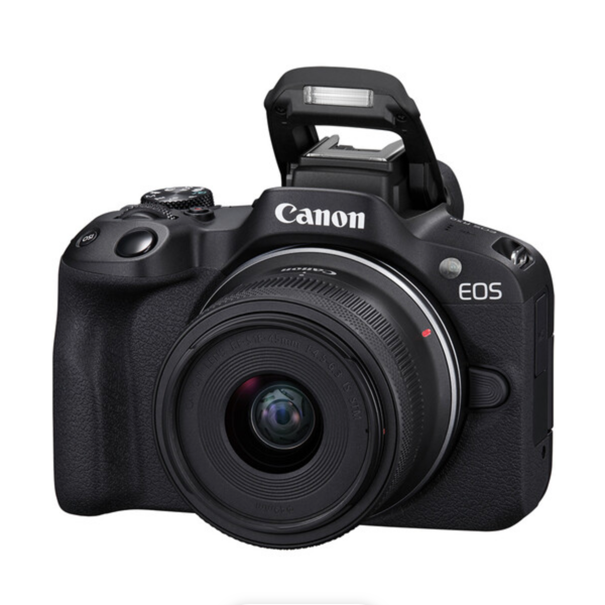 Canon EOS R50 Mirrorless Camera with RF-S 18-45mm f/4.5-6.3 IS STM Lens (Black)