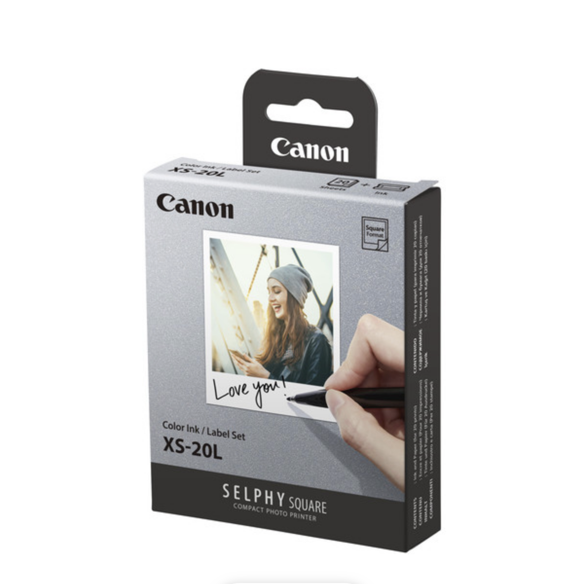 Canon SELPHY Color Ink & Label XS-20L Set (20 Sheets)