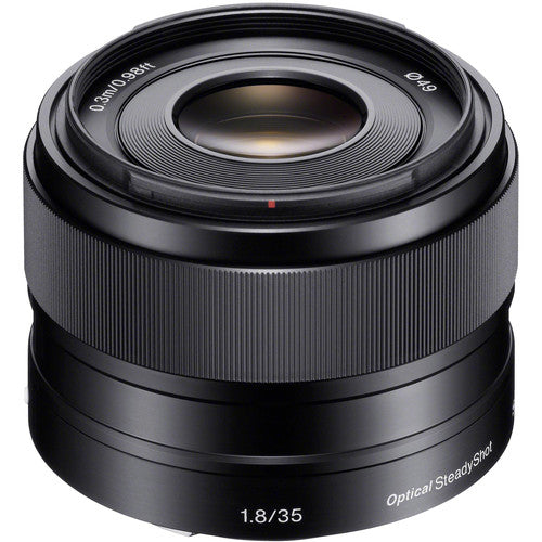 Sony E 35mm F1.8 OSS APS-C Standard Prime Lens with Optical SteadyShot