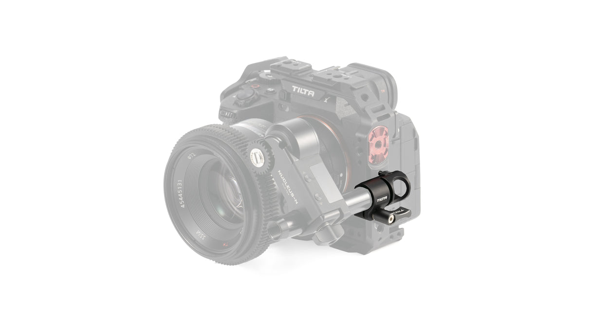 15mm Rod Holder to 1/4″-20 Adapter (Side Mounted) – Black