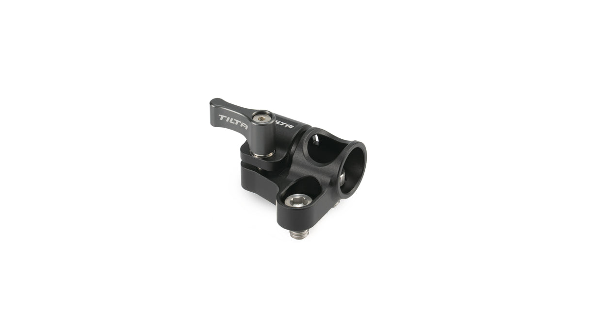 15mm Rod Holder to Dual 1/4″-20 Adapter – Black