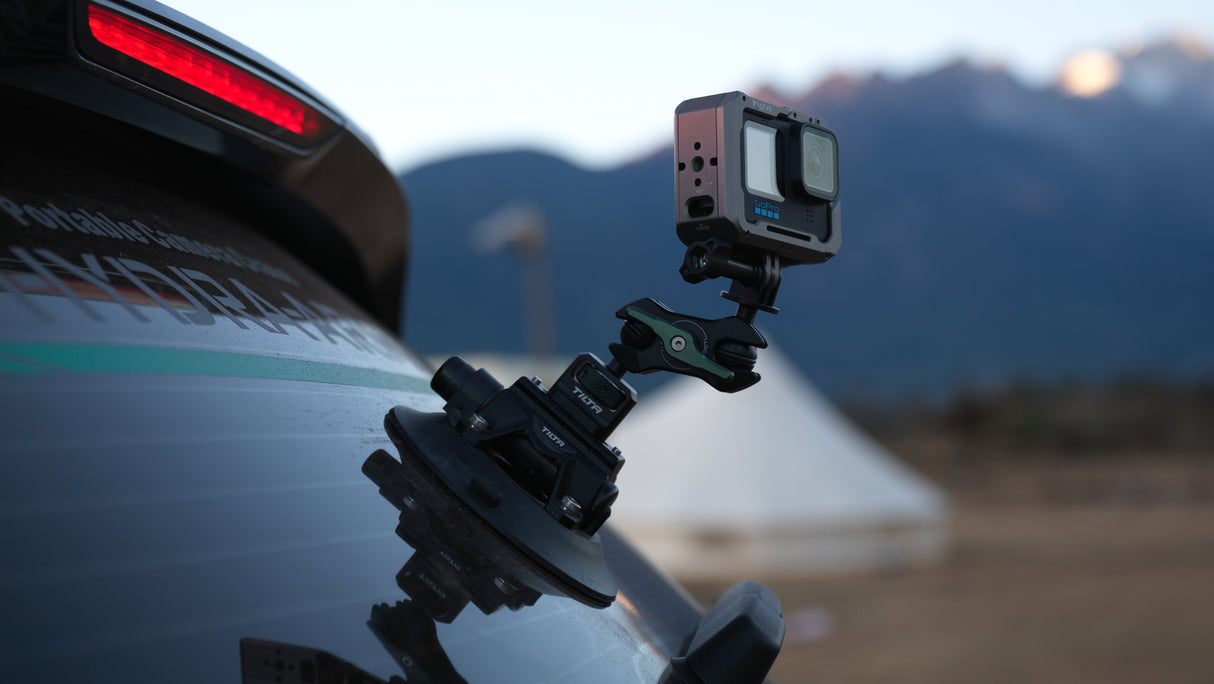 Universal Action Camera Suction Cup (4.5″) Mounting Kit