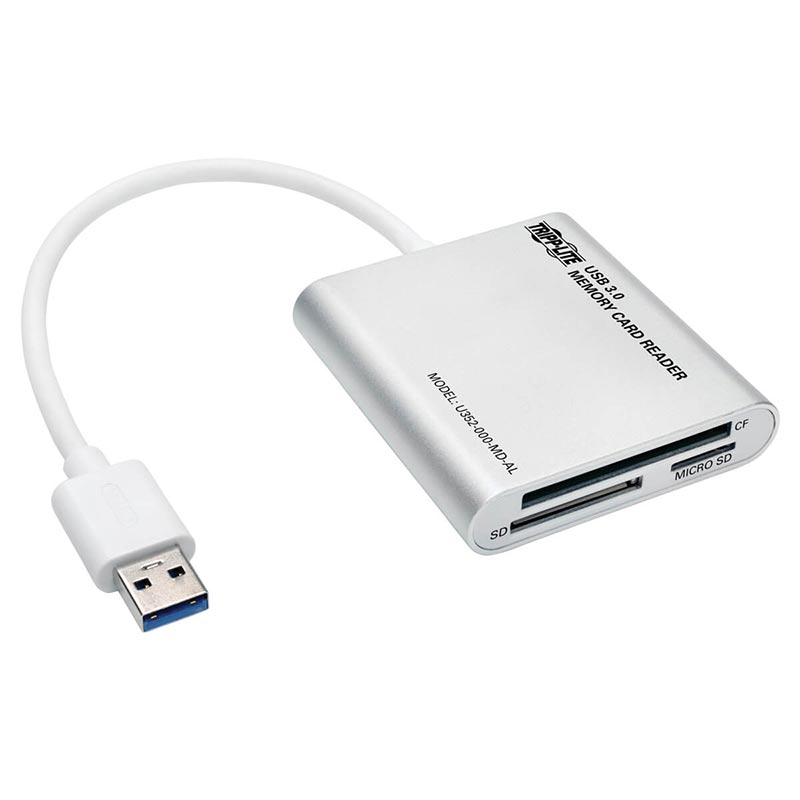 Tripp Lite USB 3.0 SuperSpeed Multi Drive Memory Card Reader/Writer 5Gbps