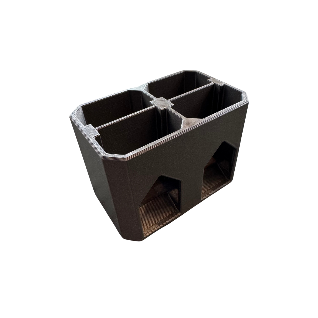 Compact FZ100 Battery Holder - Secure Storage for Sony Camera Batteries (Batteries Not Included)