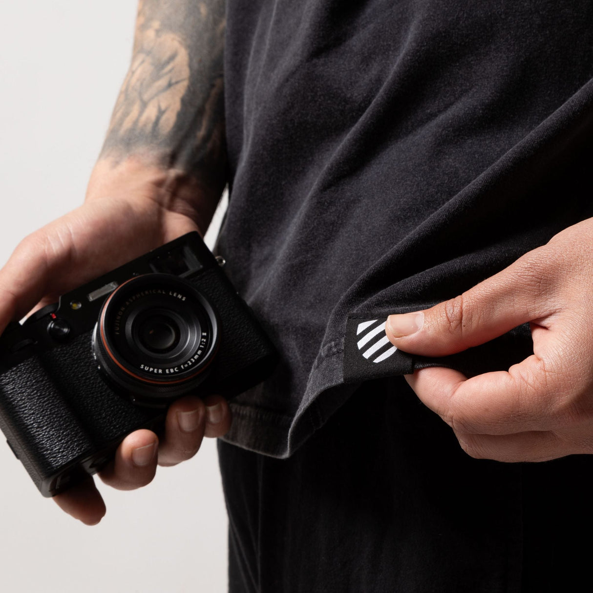 Anatomy Of A Camera T-Shirt Stonewashed Black