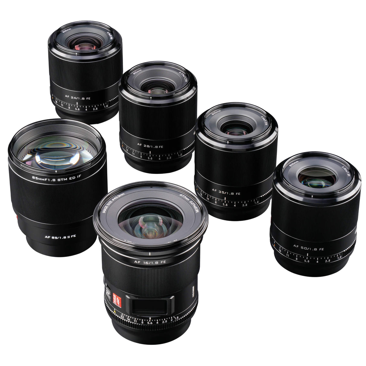 Viltrox AF F1.8 Full-Frame Lenses Kit for Sony E-Mount With Protective Case