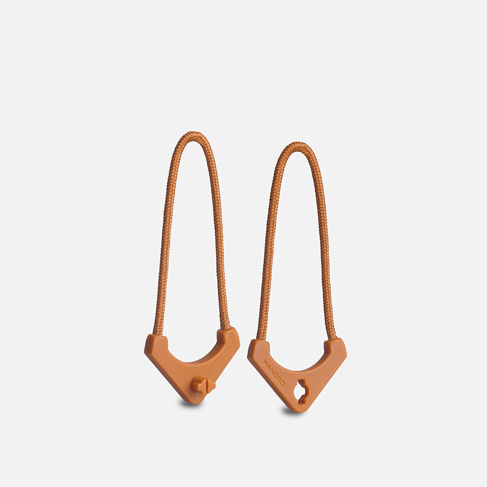 Sedona Orange Locking Zipper Pullers | variant_ids: 40419010019408