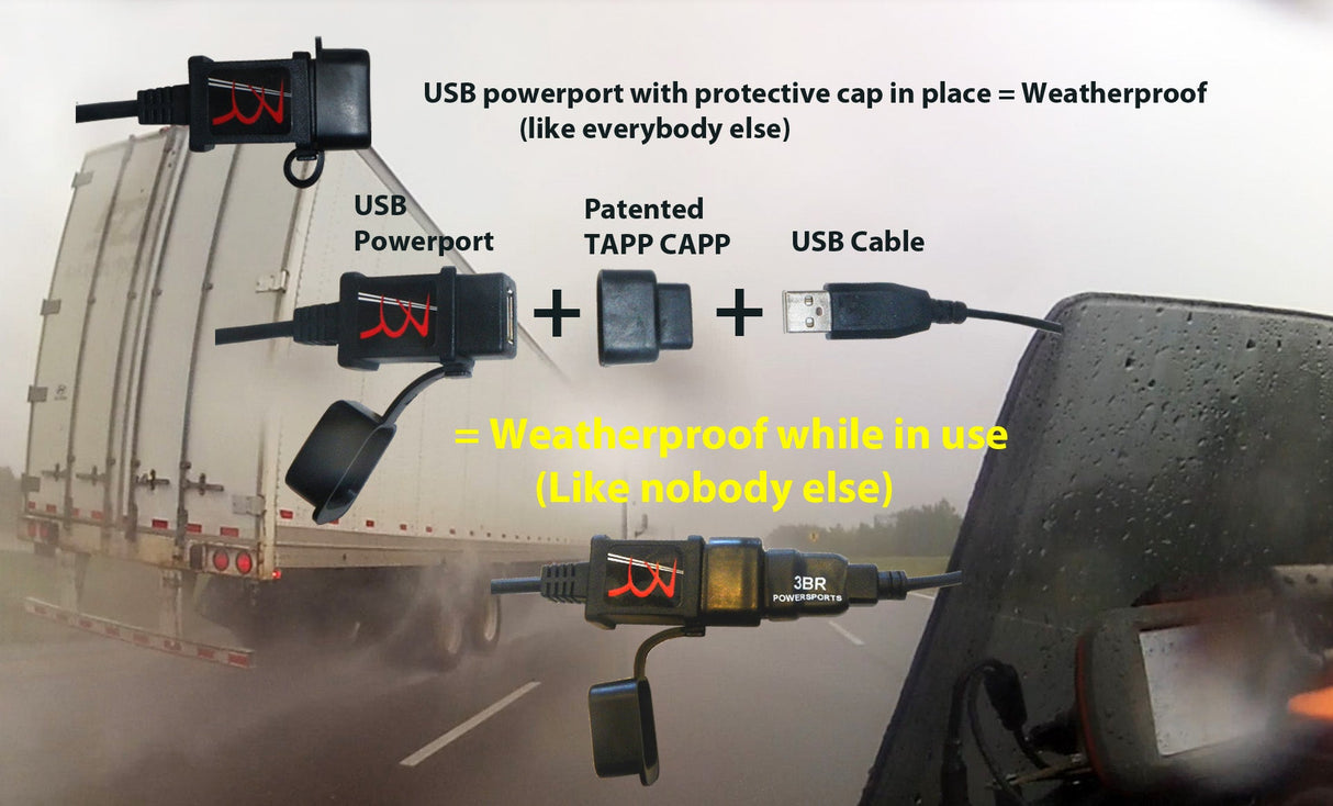 3BR Powersports TAPP CAPP CABLE WEATHERPROOFING KIT FOR ALL, FIELD INSTALLED