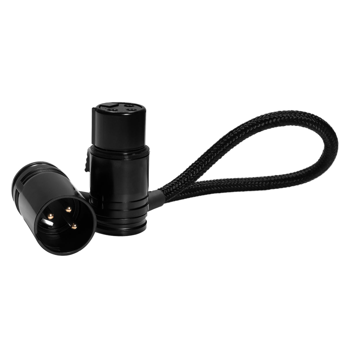 8” Straight Low Profile Right Angle XLR Cable