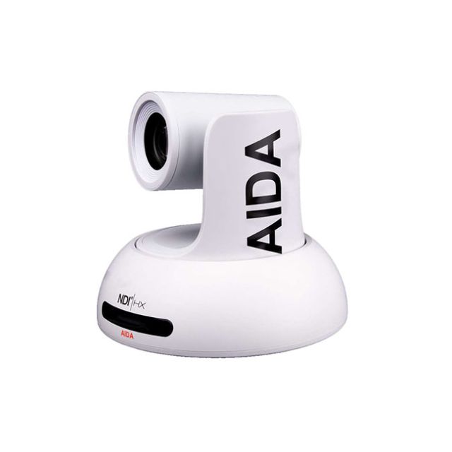 AIDA Imaging Broadcast/Conference NDI®|HX FHD NDI/IP/HDMI 18X Zoom PTZ Camera (White)