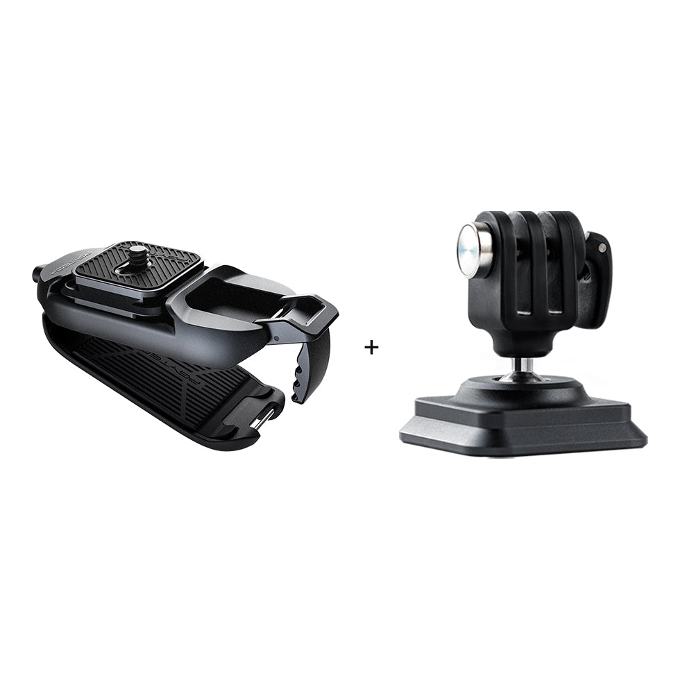 Beetle Camera Clip with Action Camera Plate Bundle