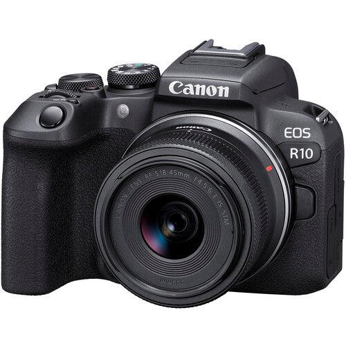 Canon EOS R10 Mirrorless Digital Camera with 18-45mm f/4.5-6.3 IS STM Lens