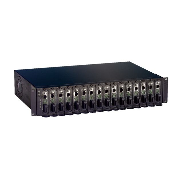 EtherWAN 16-Bay Media Converter and Ethernet Extender Chassis