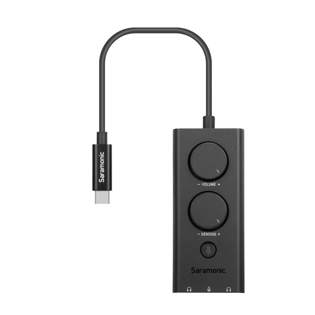 SR-EA5 USB-C Interface w/ 3.5mm TRS Mic In, 2x Headphone Out, Mute, Noise Cancelation & USB Adapter