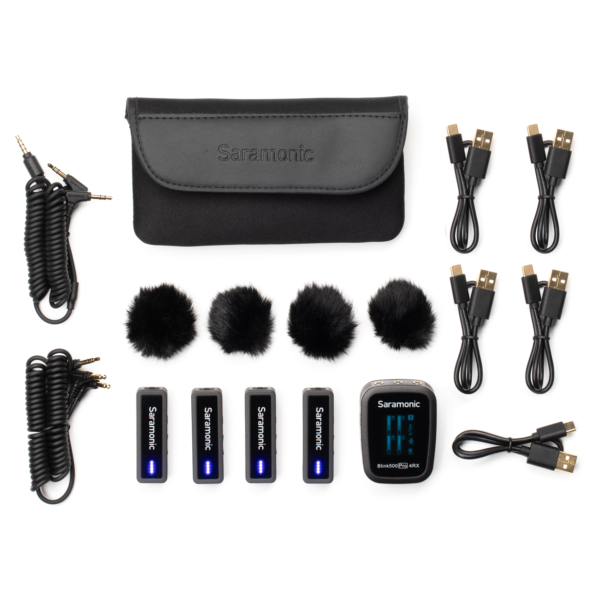 Blink 500 Pro B8 4-Person Wireless 2.4GHz Clip-On Microphone System for Cameras & Mobile Devices