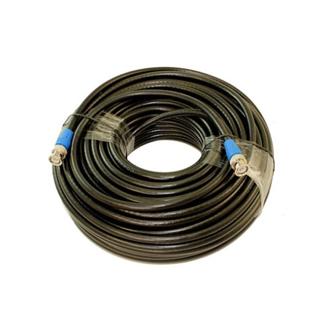 Genustech 100FT 6G-SDI (4K) BNC Coax Cable (RG6/18AWG Male to Male, Gold Plated Pin)