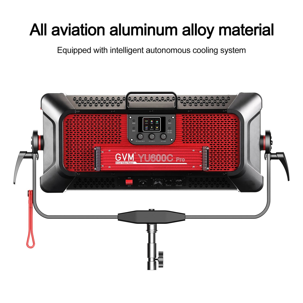 GVM PRO YU600C Led Video Lights Panel Rgb And Bi-Color Studio Light