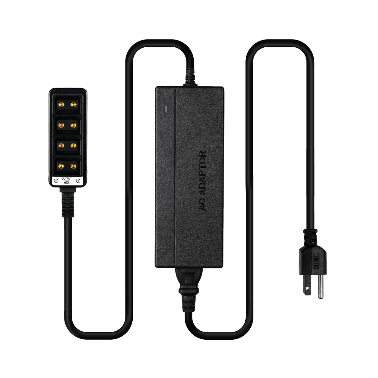 Indipro 15V AC Power Supply to 4-Way D-Tap Splitter (10A, 10')