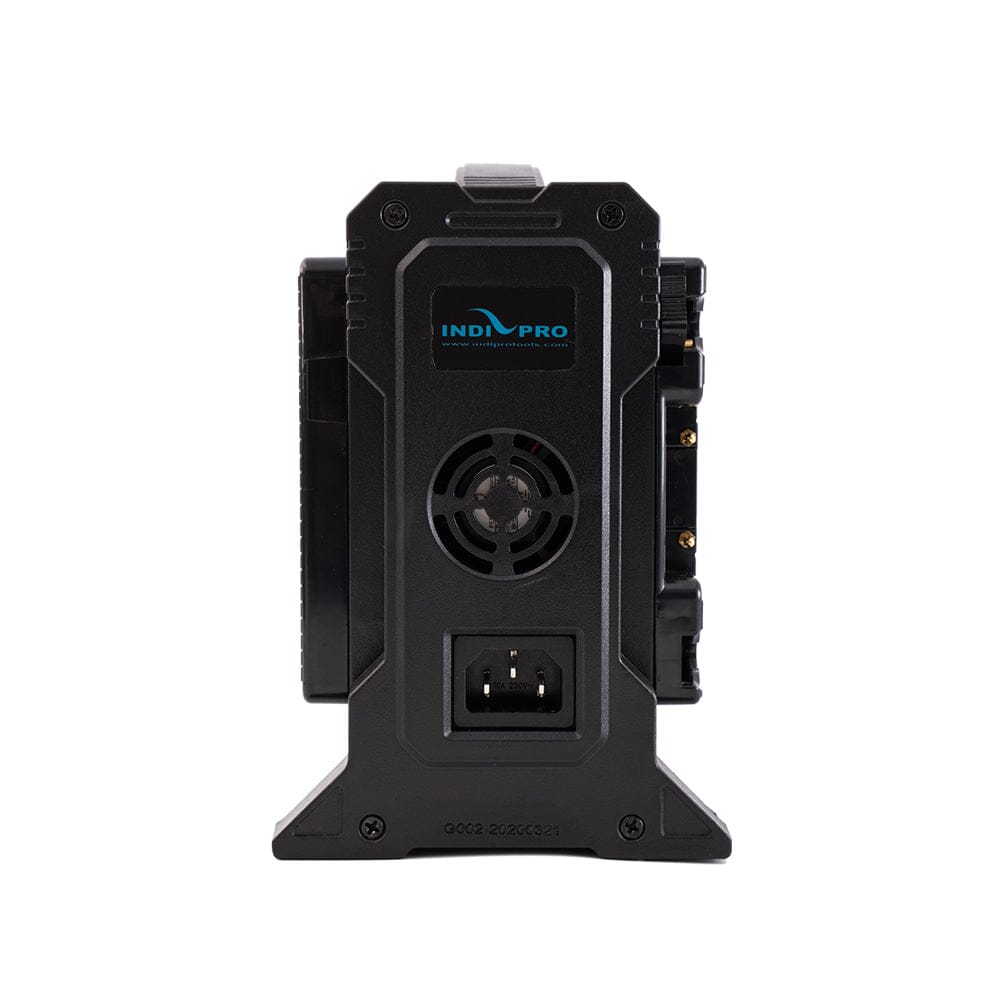 Indipro 2x Micro-Series 26V 265Wh Gold Mount Li-Ion Batteries and 26V Gold Mount Quad Charger Kit