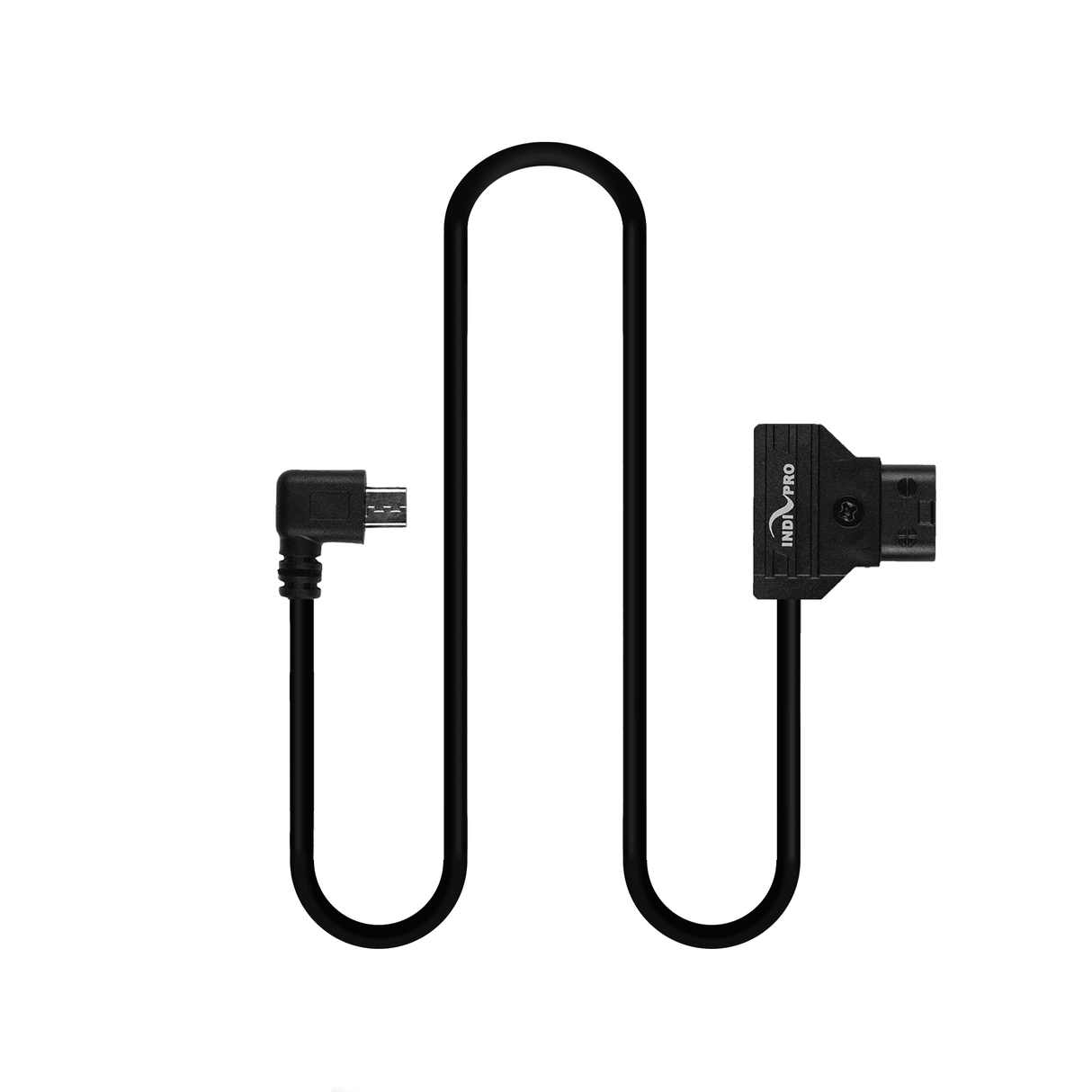 Indipro D-Tap to Right-Angle Micro-USB Cable (24", Non-Regulated)