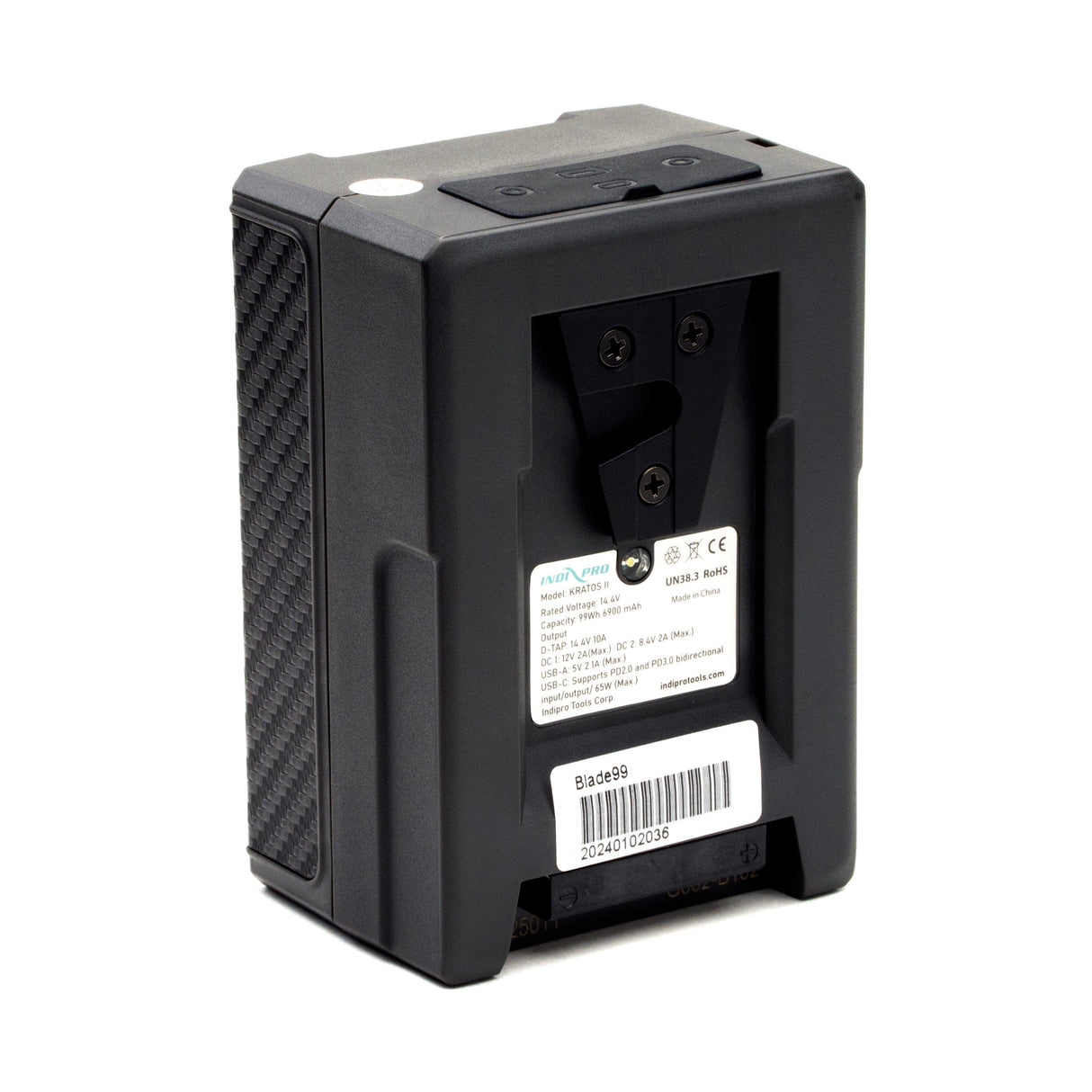 Indipro Kratos Series 99Wh V-Mount Lithium-Ion Battery