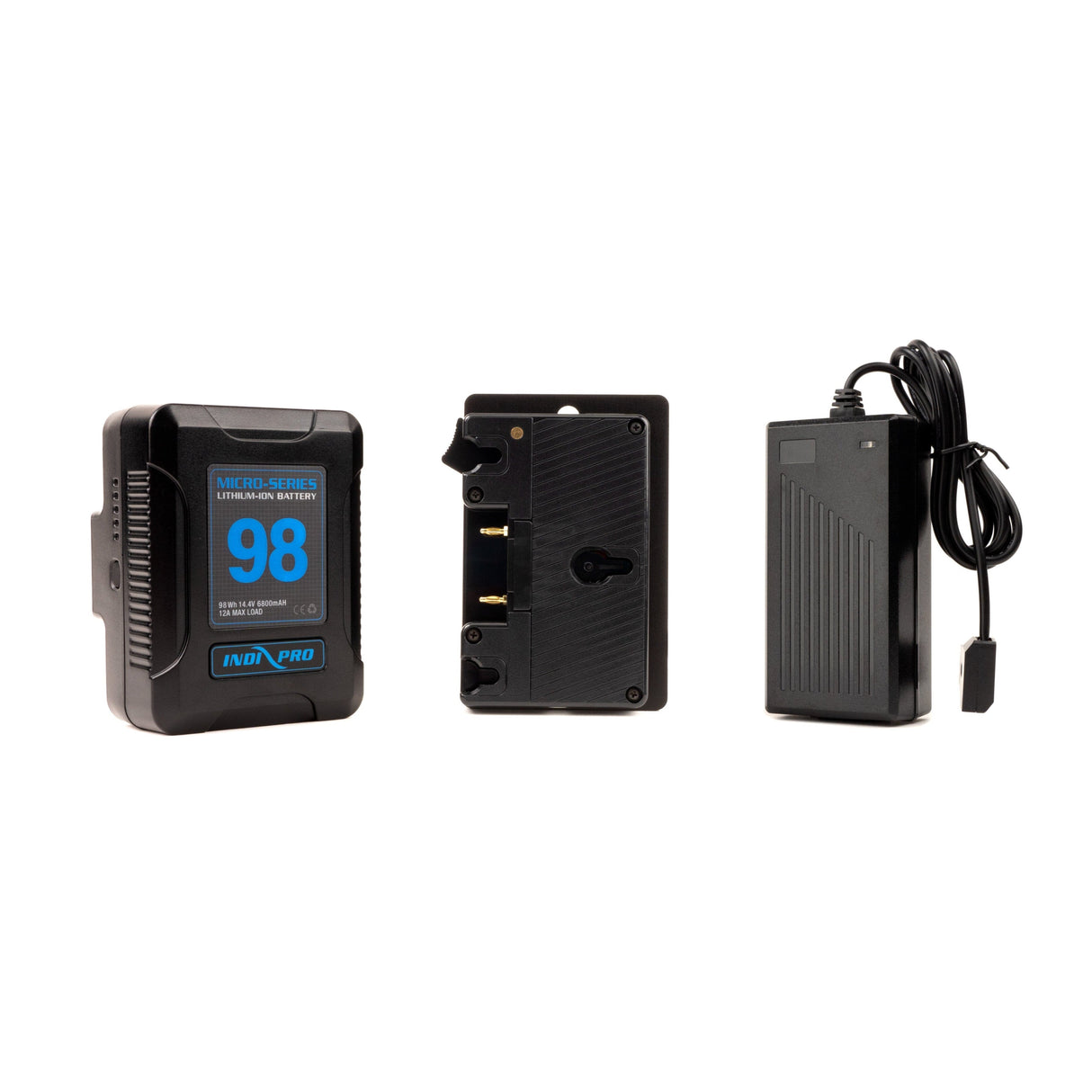 Indipro Micro-Series 98Wh Gold Mount Li-Ion Blackmagic URSA Kit