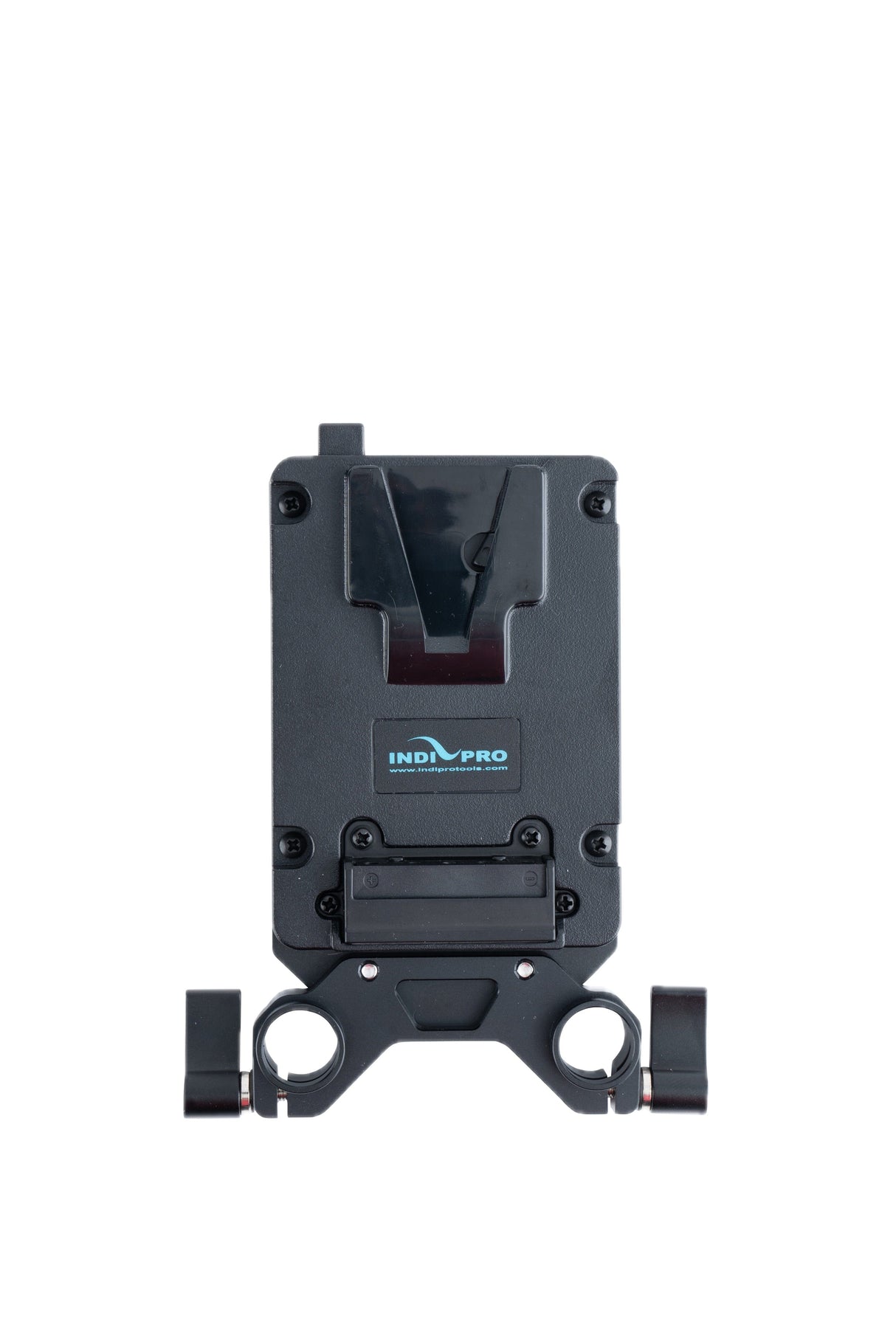 Indipro Mini V-Mount Adapter Plate with 15mm Rod Mount