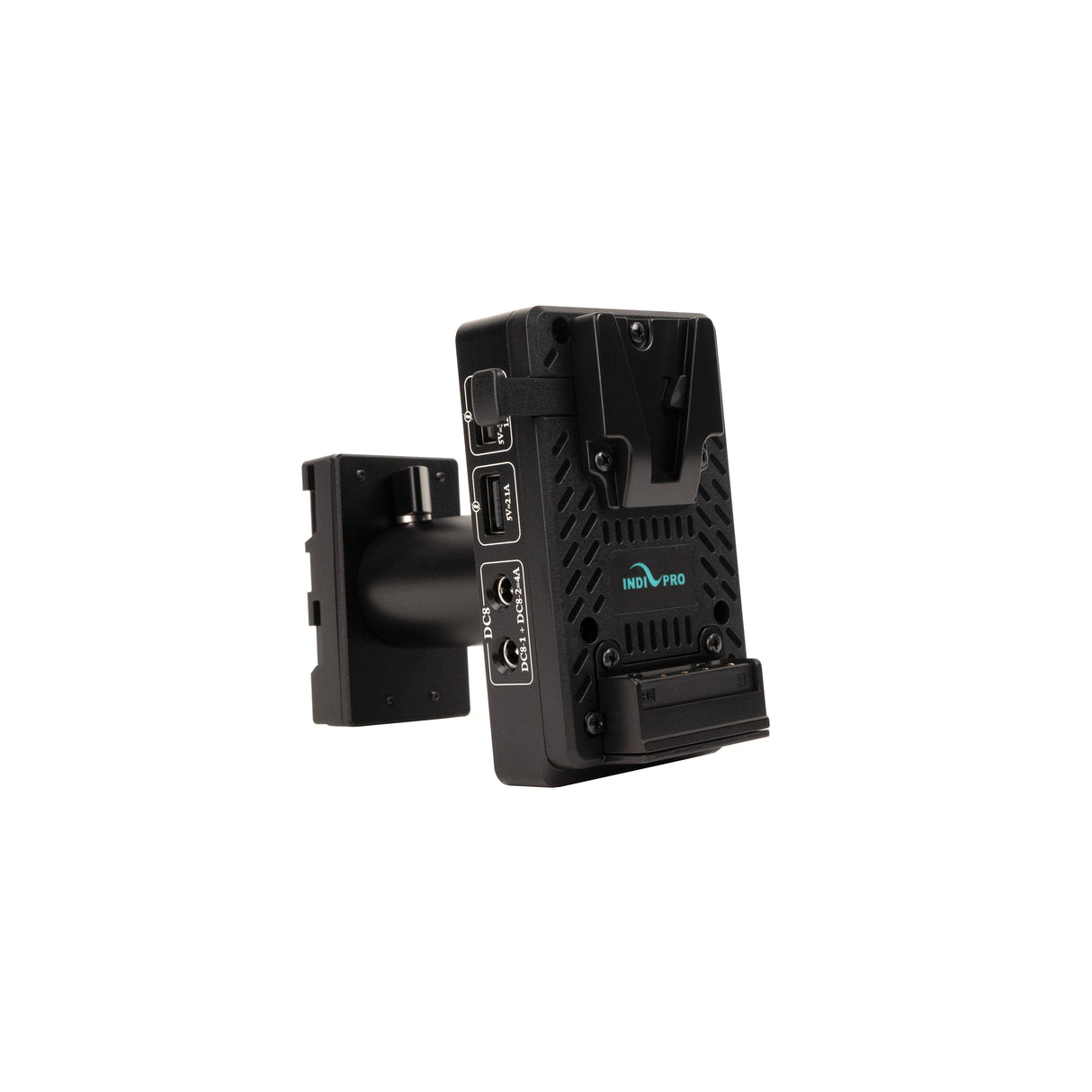 Indipro V-Mount Battery to BP-U Series Battery Adapter Plate w/ Multiple Outputs