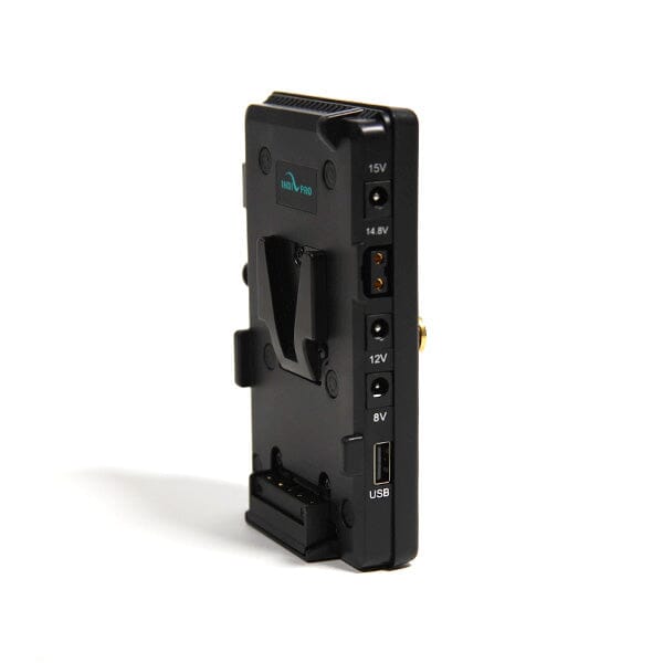Indipro V-Mount Plate to Gold Mount Adapter w/ Multiple Outputs