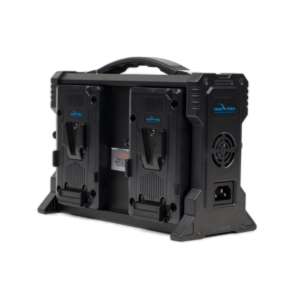 Indipro V-Mount Quad 26V Battery Charger with XLR Output