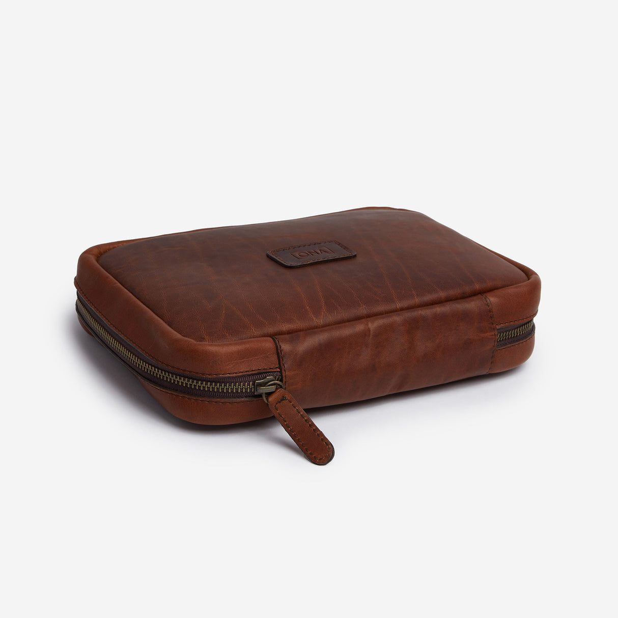 ONA Leather Tech Kit - Antique Cognac