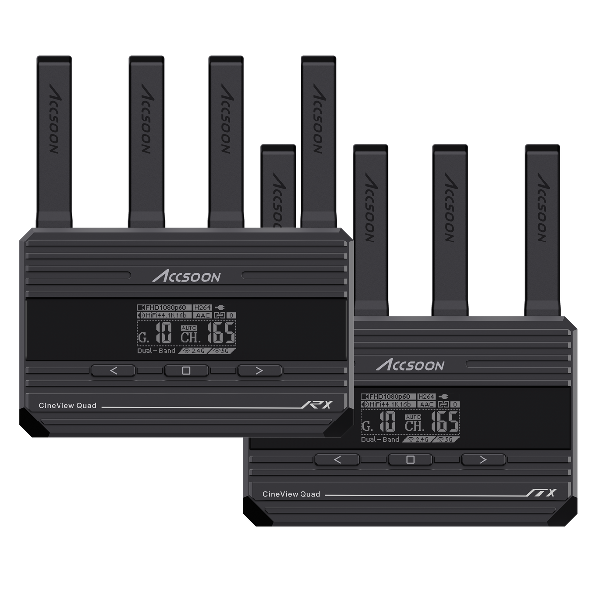 Accssoon CineView Quad Multispectrum Wireless Video Transmitter and Receiver