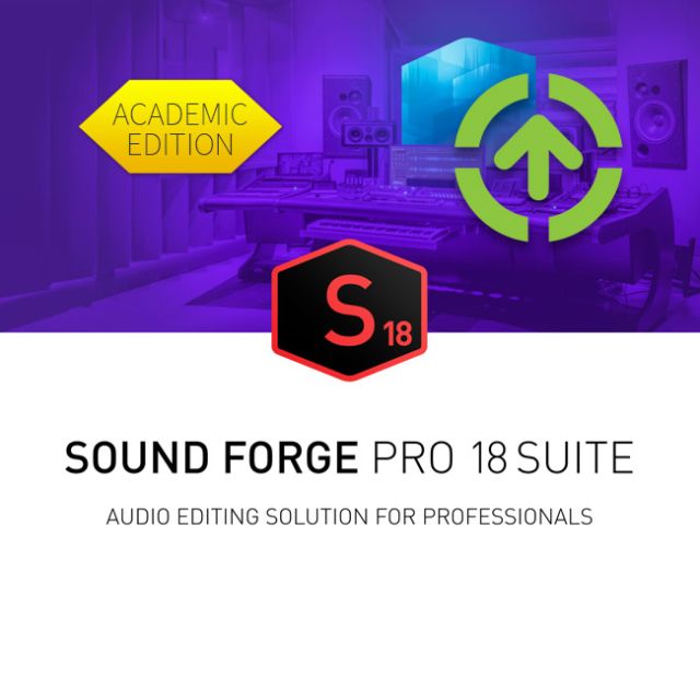 MAGIX SOUND FORGE Pro 18 Suite (Academic, Upgrade from Previous Version) ESD