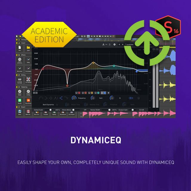 MAGIX SOUND FORGE Pro 16 (Academic, Upgrade from Previous Version) ESD