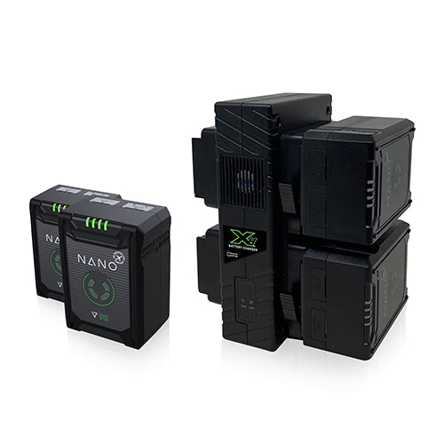 Core SWX Micro 98Wh Lithium-Ion Battery with X4 Micro Quad Charger Kit (V-Mount)