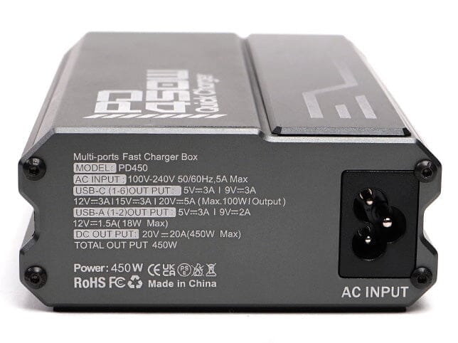 Open Box Indipro PD450Wh Intelligent Fast Charging Box w/ Type C/A USB Outputs