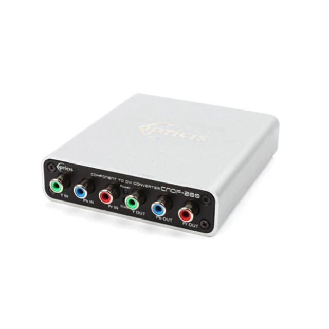 OptoLink Component Video to 1 Fiber DVI Converter