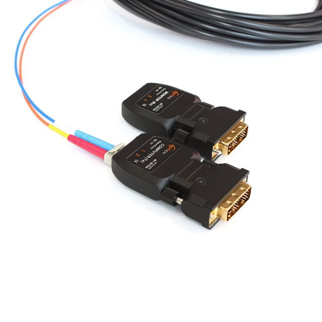OptoLink Two Fibers Detachable DVI Extension Module