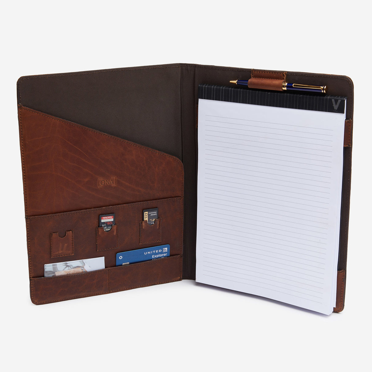 ONA Leather Padfolio - Antique Cognac