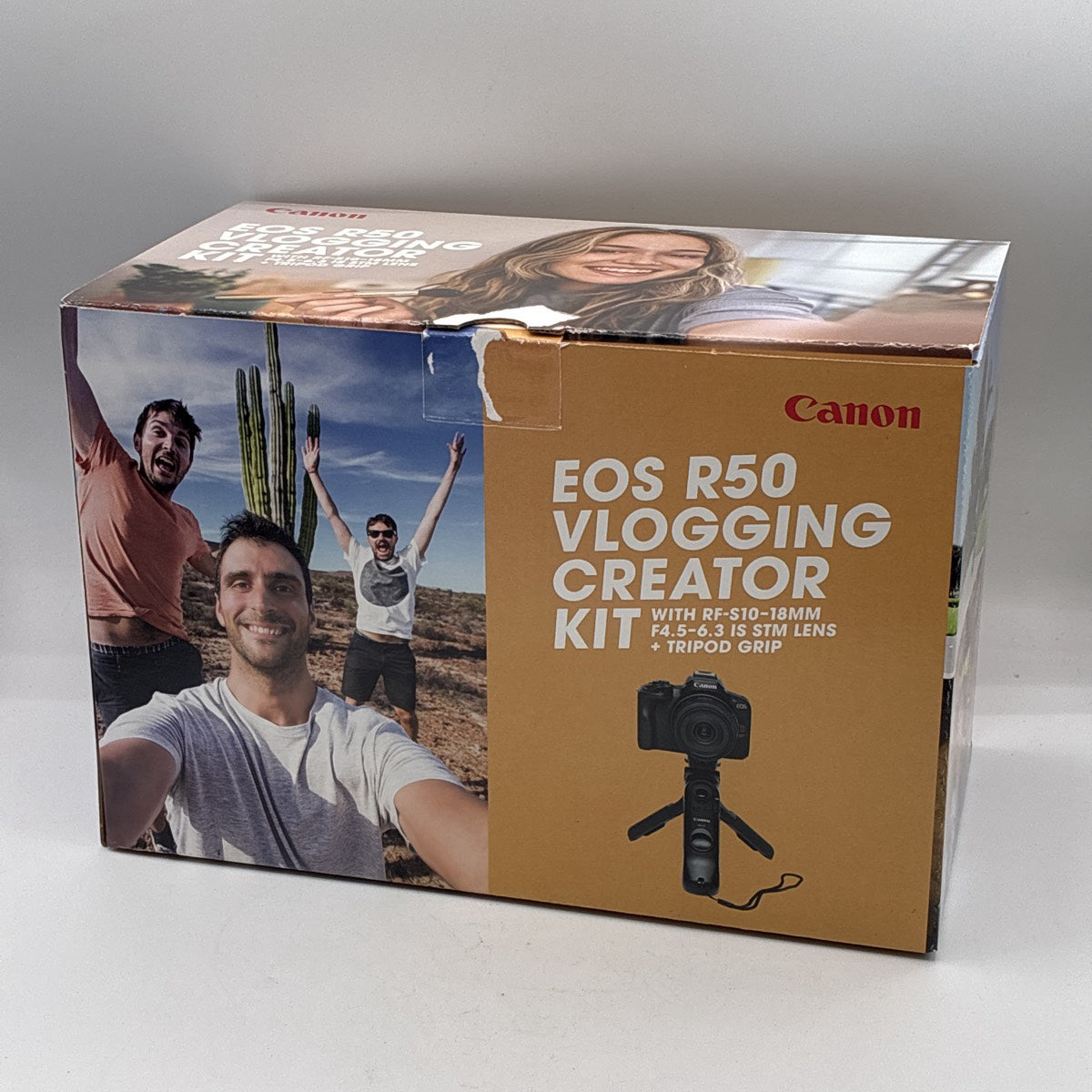 Used Open Box Canon EOS R50 Vlogging Creator Kit Camera