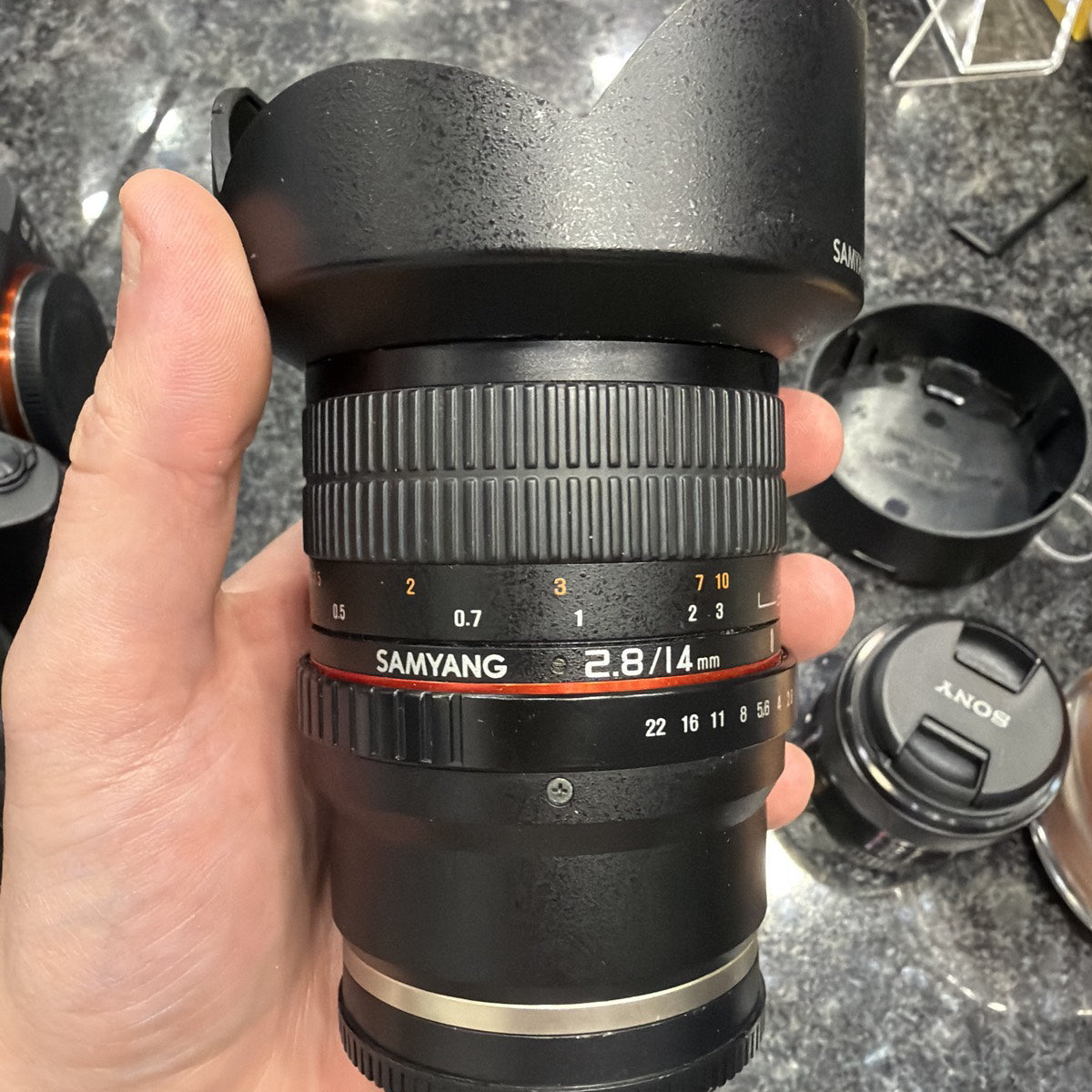 Used Samyang 14mm f/2.8 Lens