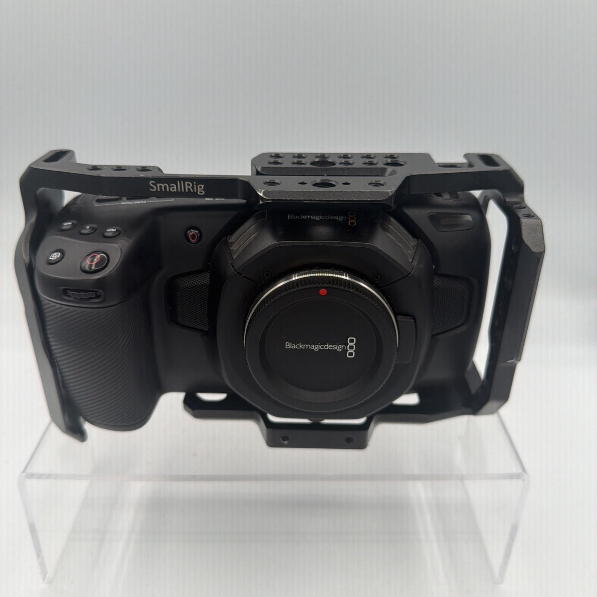 Used Blackmagic Design Pocket Cinema Camera 4K with Smallrig cage and battery