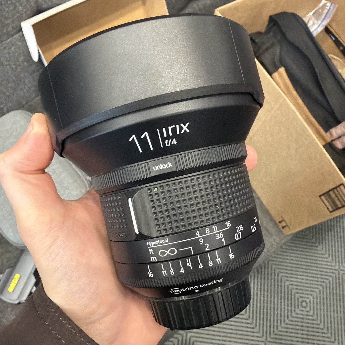 Used Irix 11mm f/4 Blackstone Lens