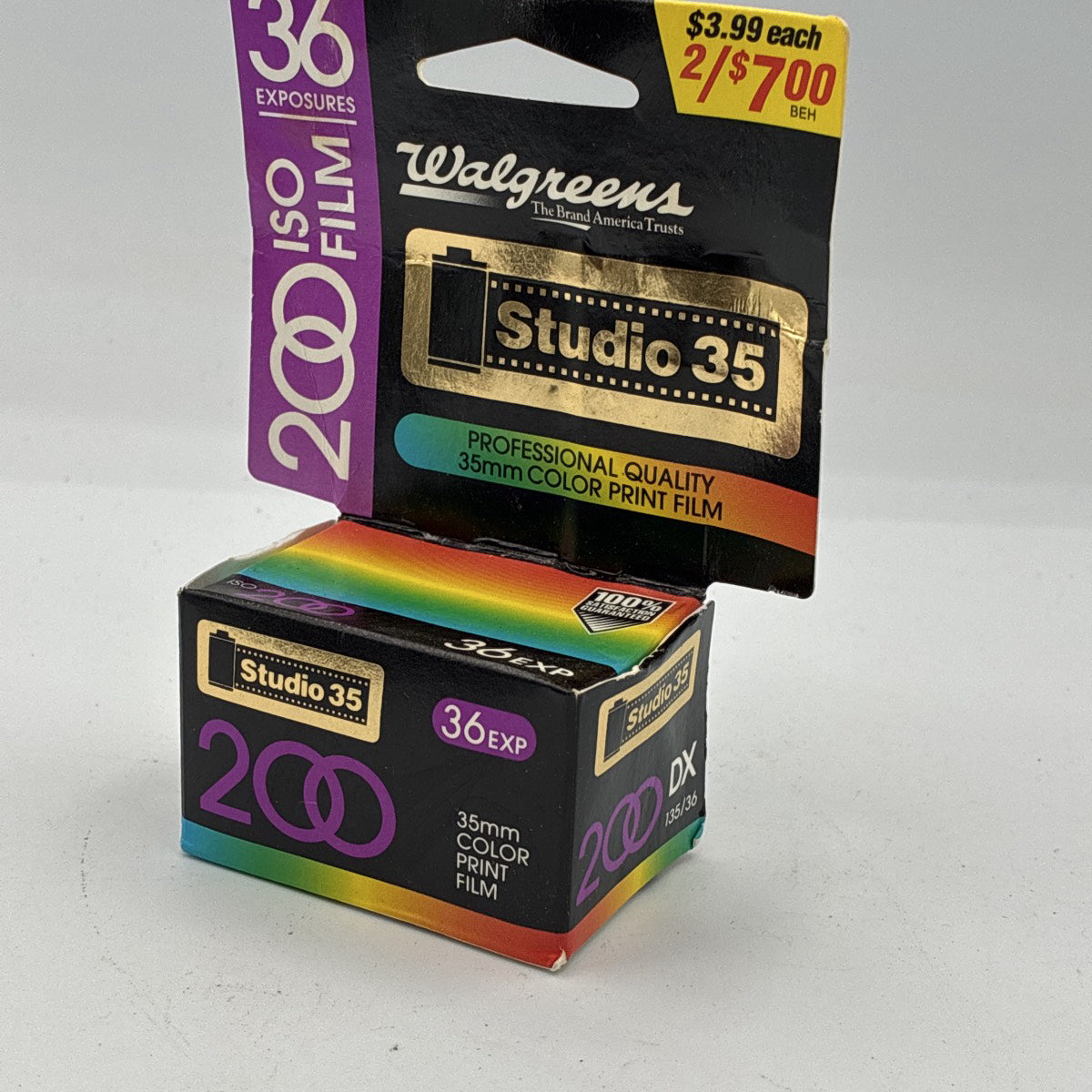 Used Walgreens Studio 35 200 ISO 35mm Color Print Film